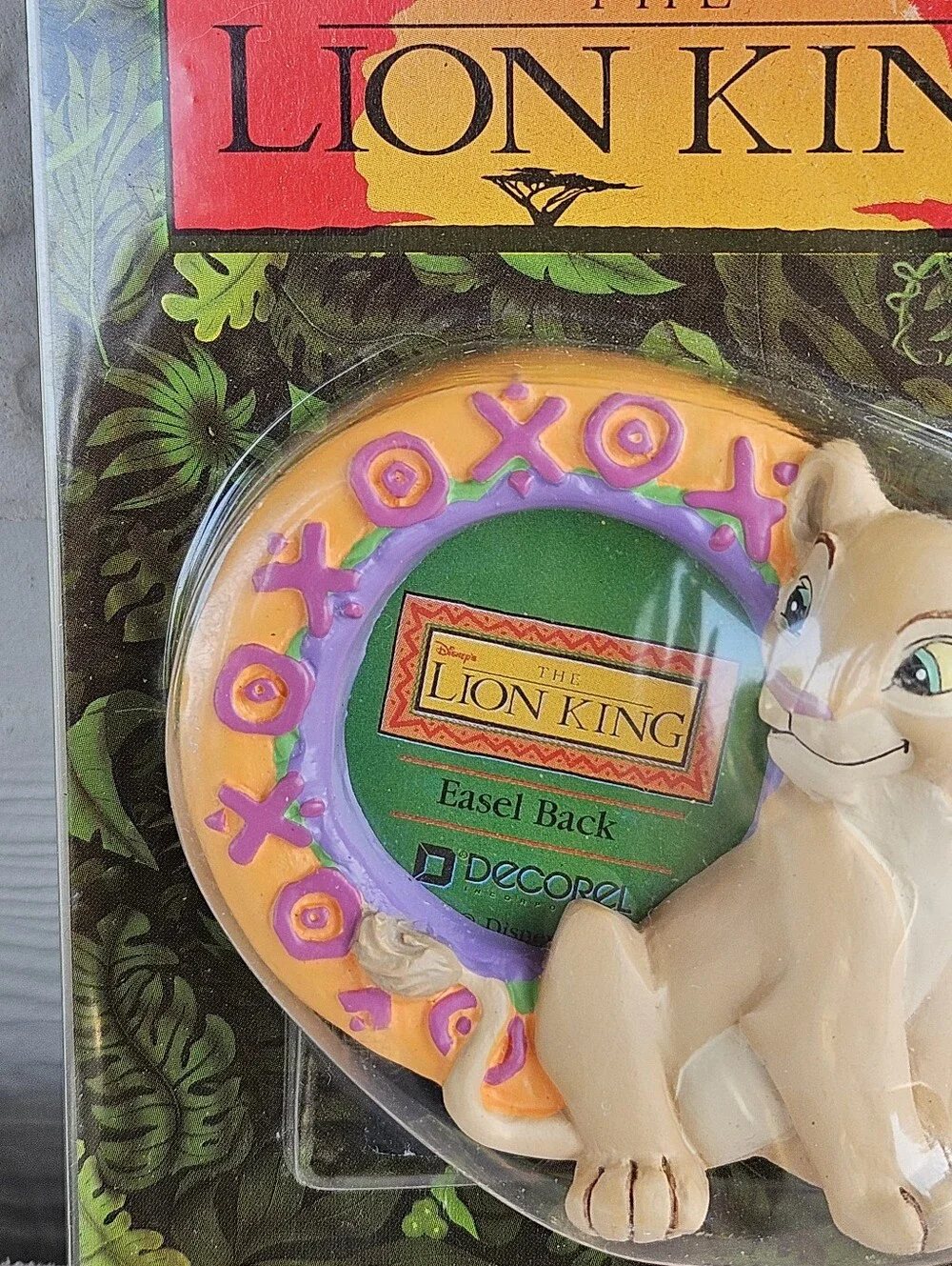 VTG Disney Decorel The Lion King Nala Photo Picture Frame 1 1/2in 1990's